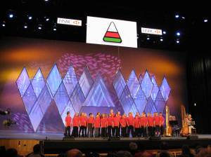 Welsh choir competition at the National Youth Eisteddfod