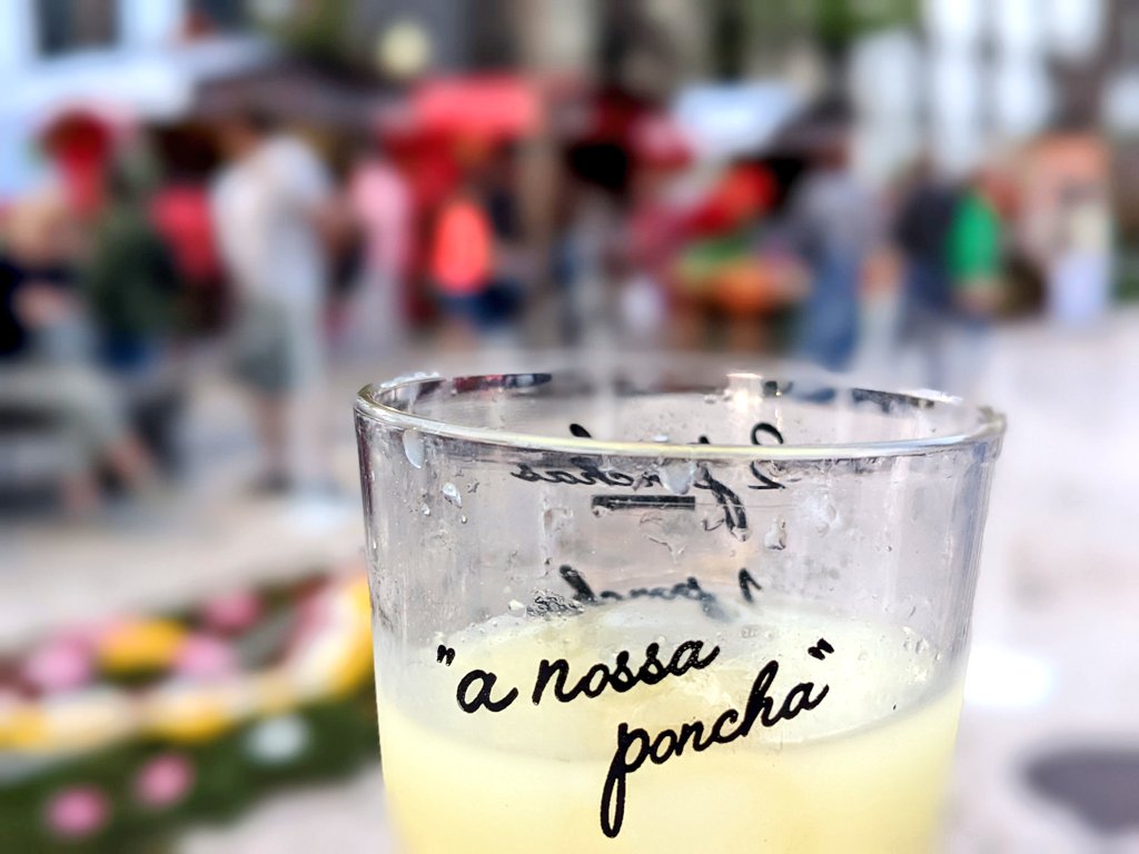 Traditional poncha drink in Funcha